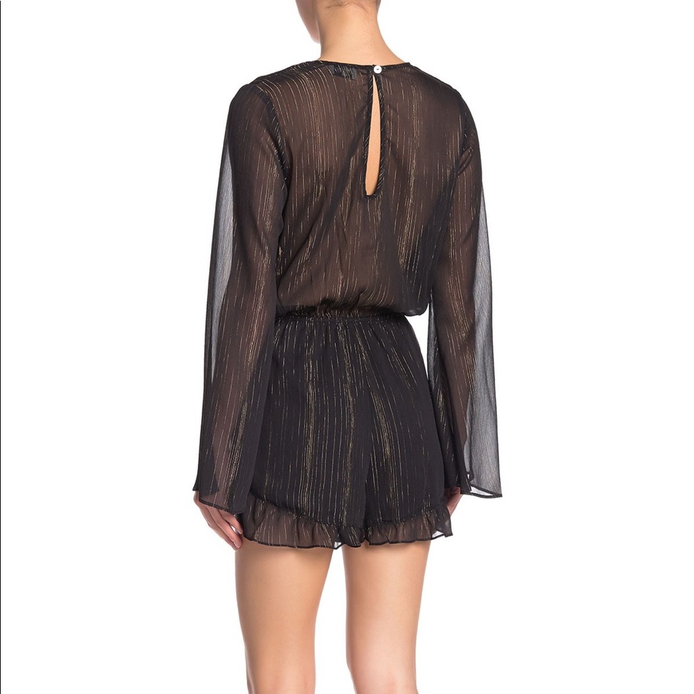 Show me your Mumu Loretta Metallic Romper - Picture 4 of 5